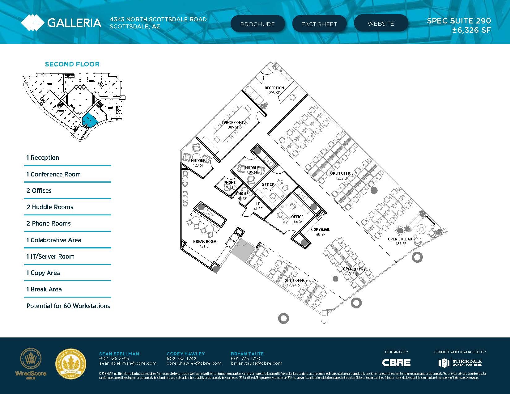 4343 N Scottsdale Rd, Scottsdale, AZ en alquiler Plano de la planta- Imagen 1 de 1