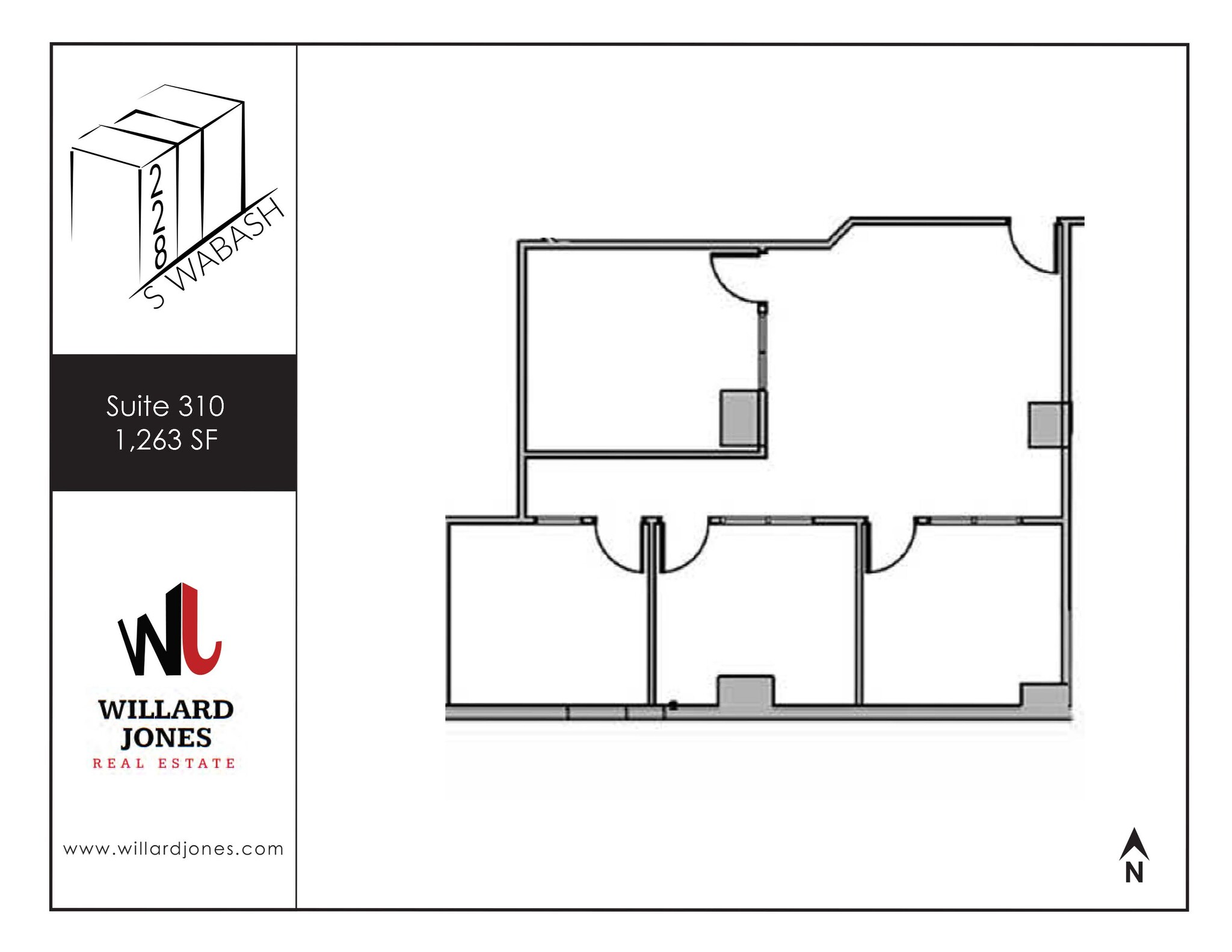 228 S Wabash Ave, Chicago, IL en alquiler Plano de la planta- Imagen 1 de 1