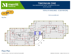 1966 Greenspring Dr, Timonium, MD en alquiler Plano de la planta- Imagen 1 de 1