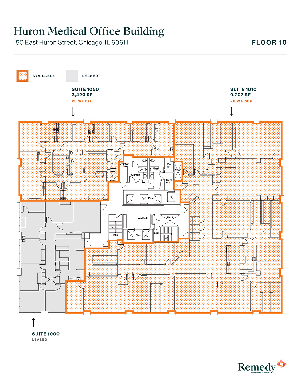 150 E Huron St, Chicago, IL en alquiler Plano de la planta- Imagen 1 de 6