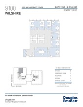 9100 Wilshire Blvd, Beverly Hills, CA en alquiler Plano de la planta- Imagen 1 de 1