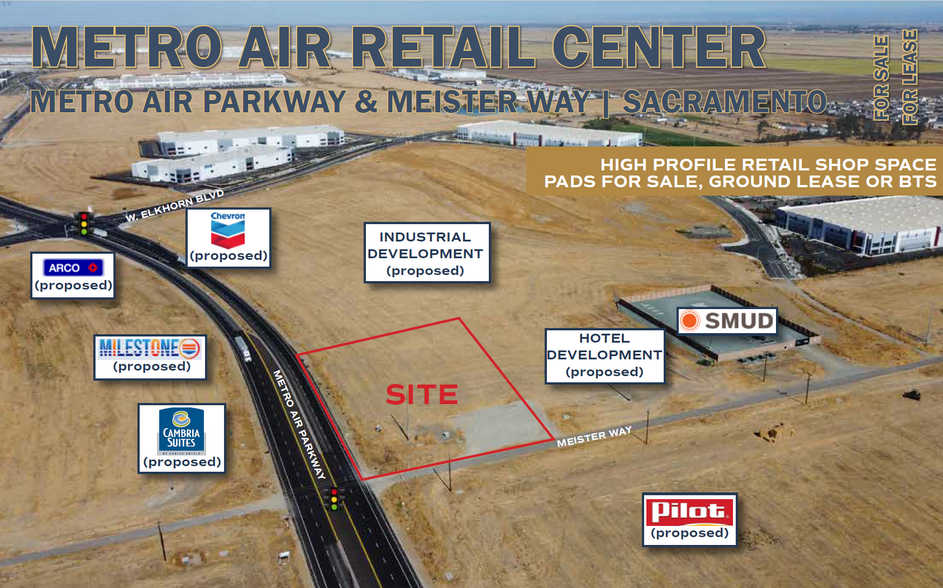 NEC Metro Air Parkway and Meister way, Sacramento, CA en alquiler - Foto del edificio - Imagen 1 de 1