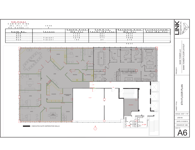 201 Main St, Lafayette, IN en alquiler Plano de la planta- Imagen 1 de 1