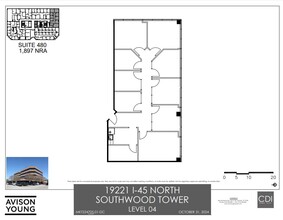 19221 Interstate 45 S, Shenandoah, TX en alquiler Plano de la planta- Imagen 1 de 1