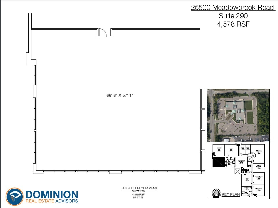 25500 Meadowbrook Rd, Novi, MI en alquiler Plano de la planta- Imagen 1 de 1