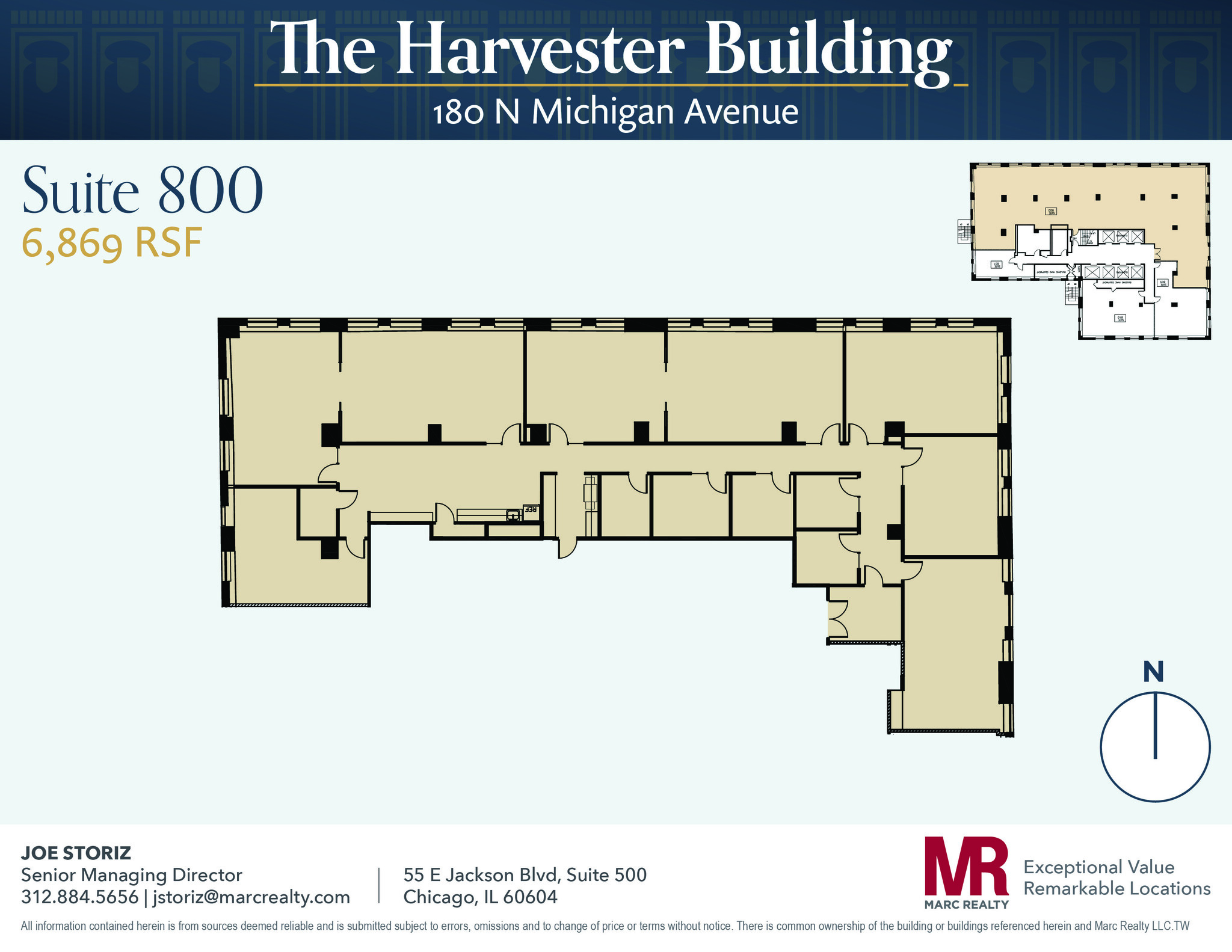 180 N Michigan Ave, Chicago, IL en alquiler Plano de la planta- Imagen 1 de 12