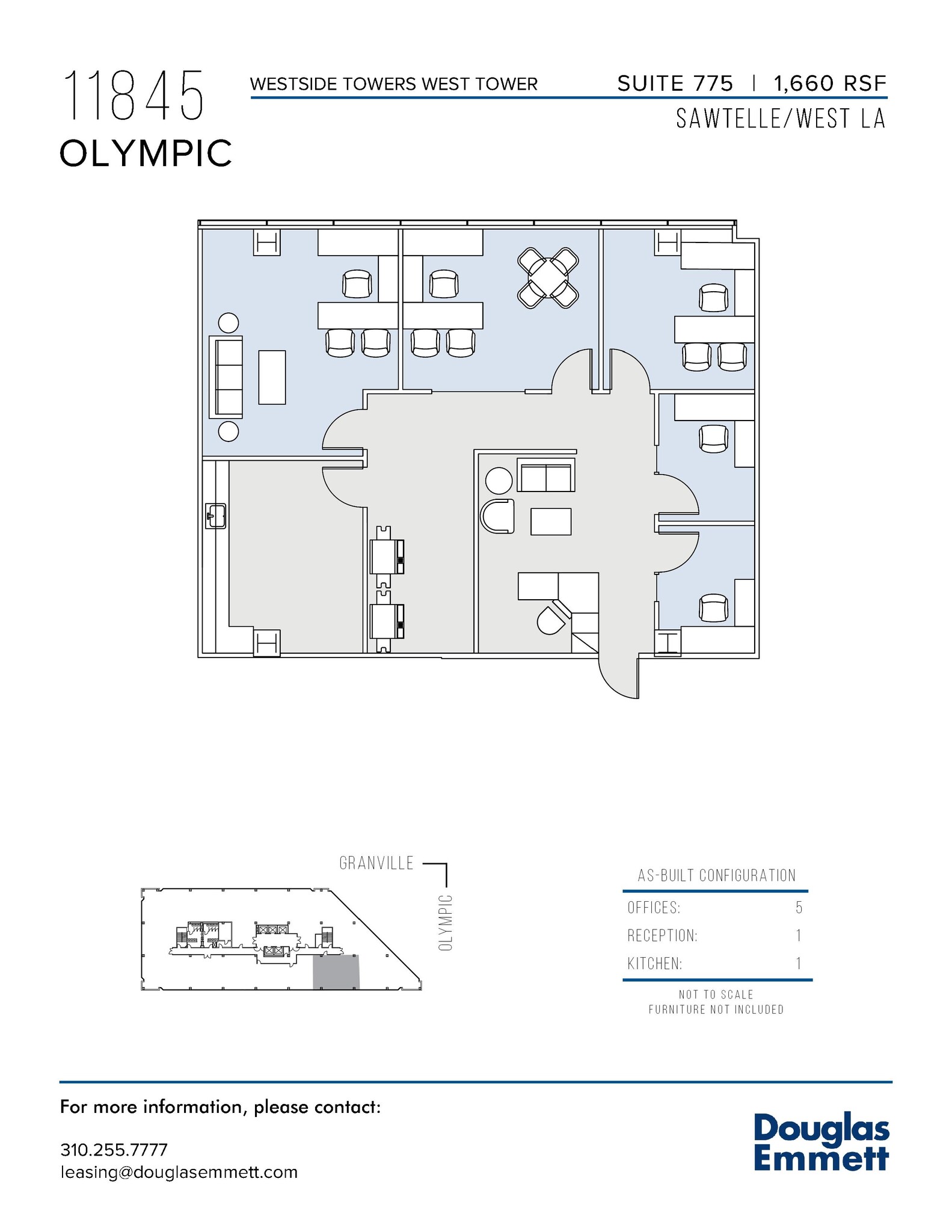 11845 W Olympic Blvd, Los Angeles, CA en alquiler Plano de la planta- Imagen 1 de 1