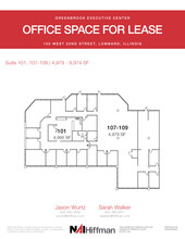 200 W 22nd St, Lombard, IL en alquiler Plano de la planta- Imagen 2 de 2