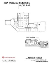 4801 Woodway Dr, Houston, TX en alquiler Plano de la planta- Imagen 1 de 1