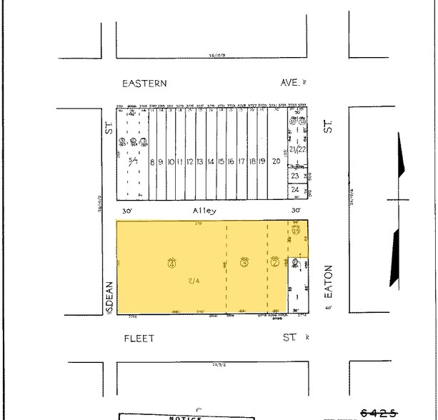 3700 Fleet St, Baltimore, MD en alquiler - Plano de solar - Imagen 3 de 4