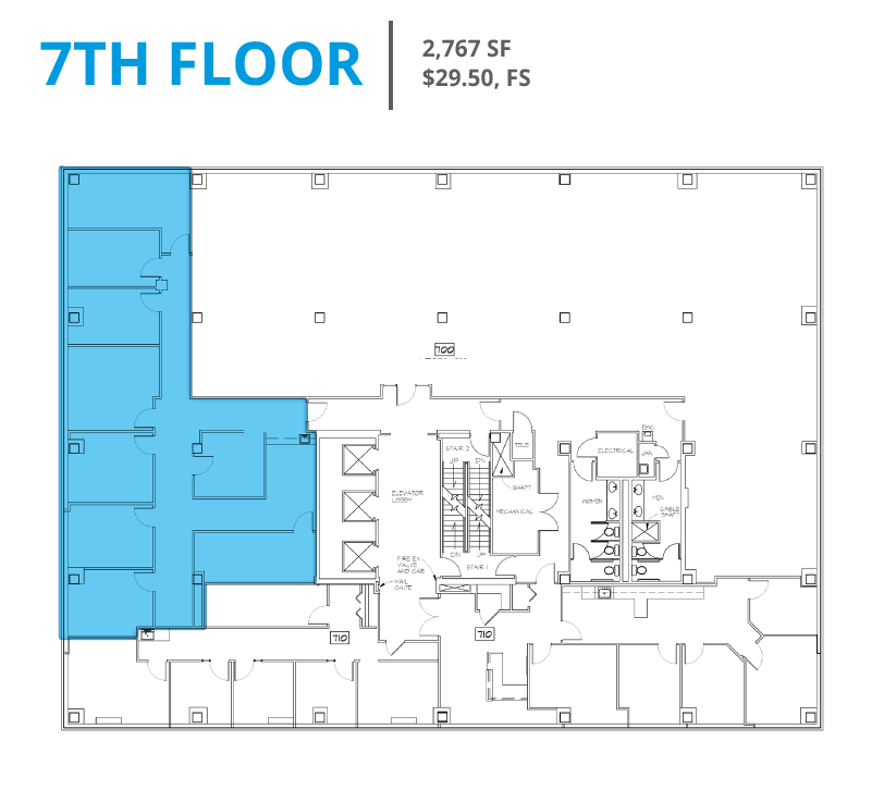 8737 Colesville Rd, Silver Spring, MD en alquiler Plano de la planta- Imagen 1 de 2