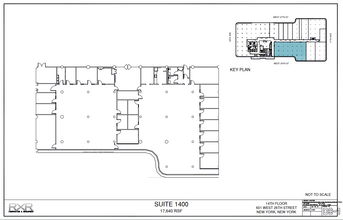 601 W 26th St, New York, NY en alquiler Plano de la planta- Imagen 1 de 8