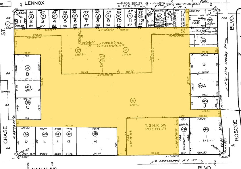 8340-8350 Van Nuys Blvd, Panorama City, CA en alquiler - Plano de solar - Imagen 3 de 4