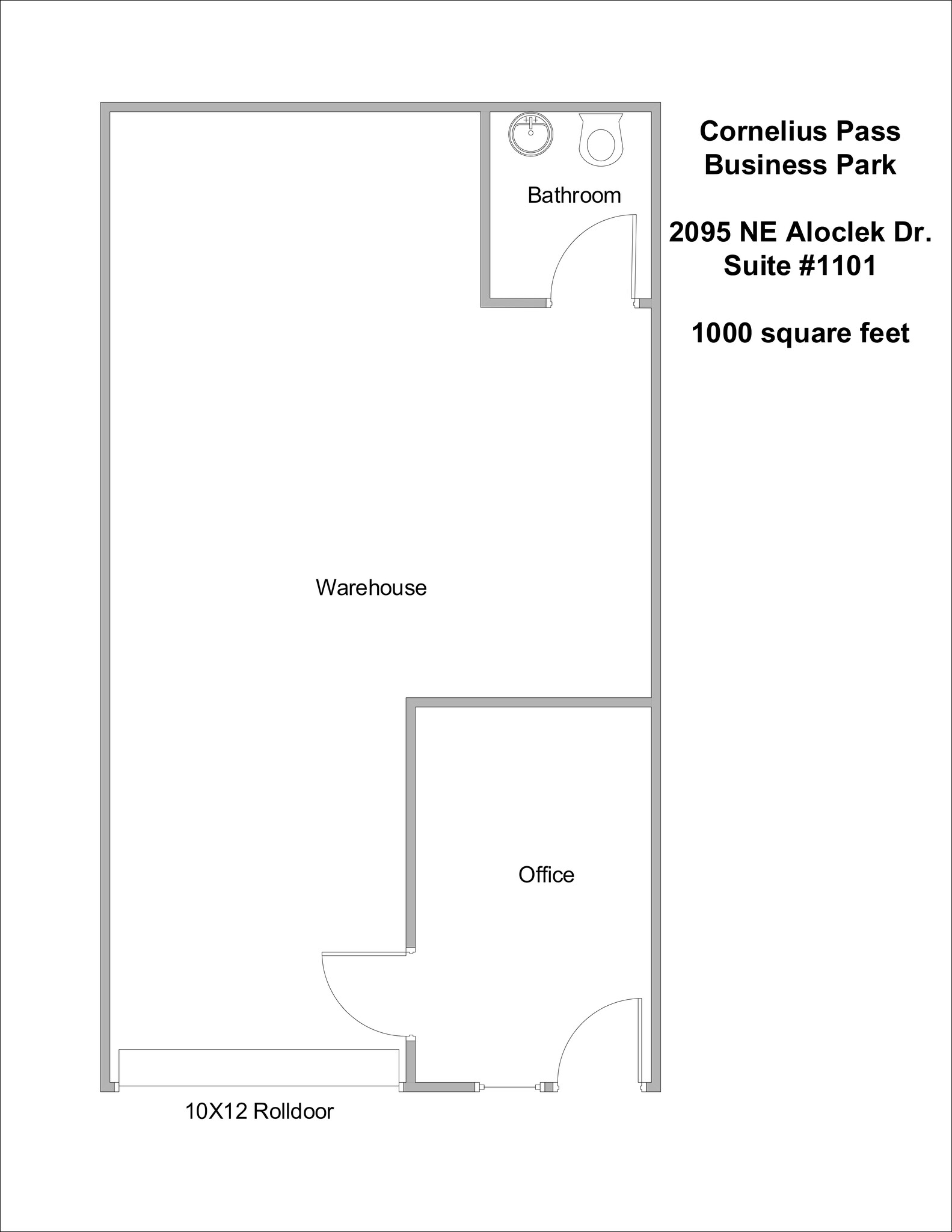 2056 NW Aloclek Dr, Hillsboro, OR en alquiler Plano del sitio- Imagen 1 de 1