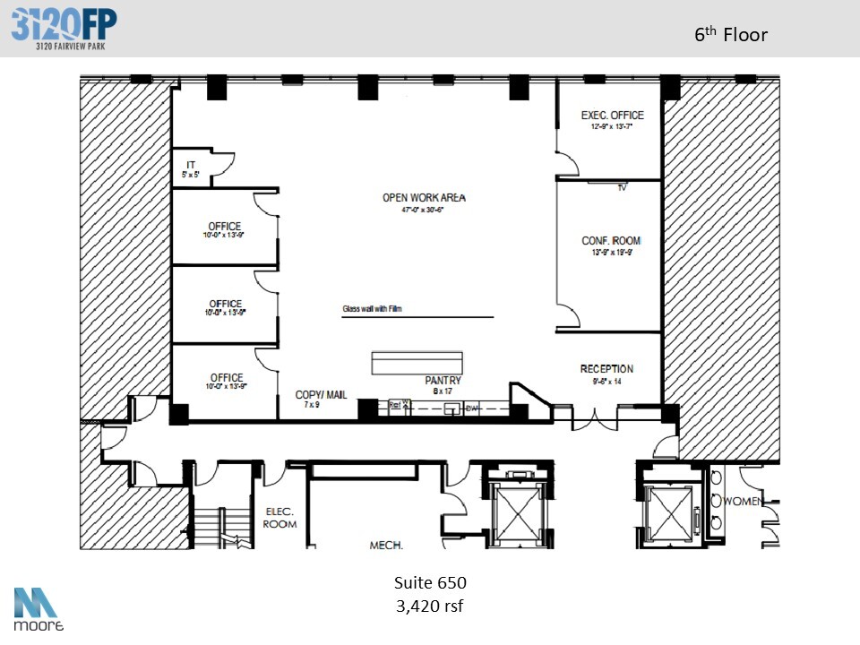 3120 Fairview Park Dr, Falls Church, VA en alquiler Plano de la planta- Imagen 1 de 1