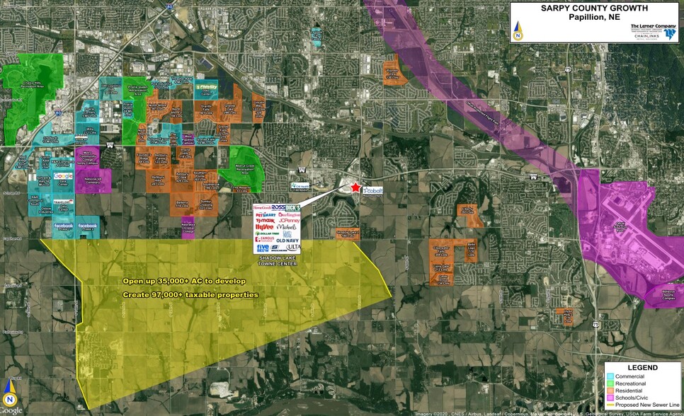 Hwy 370, Papillion, NE en alquiler - Vista aérea - Imagen 2 de 4