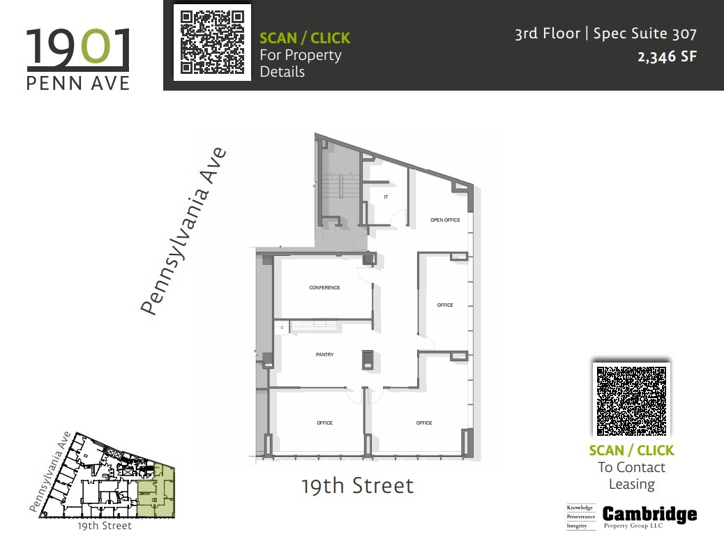 1901 Pennsylvania Ave NW, Washington, DC en alquiler Plano de la planta- Imagen 1 de 1