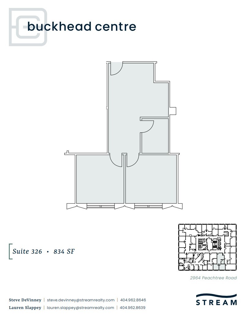 2970 Peachtree Rd NW, Atlanta, GA en alquiler Plano de la planta- Imagen 1 de 1