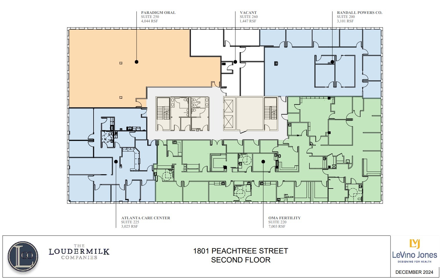 1801 Peachtree St NE, Atlanta, GA en alquiler Plano de la planta- Imagen 1 de 1