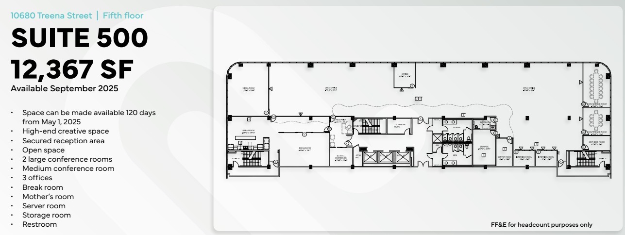 10680 Treena St, San Diego, CA en alquiler Plano de la planta- Imagen 1 de 5