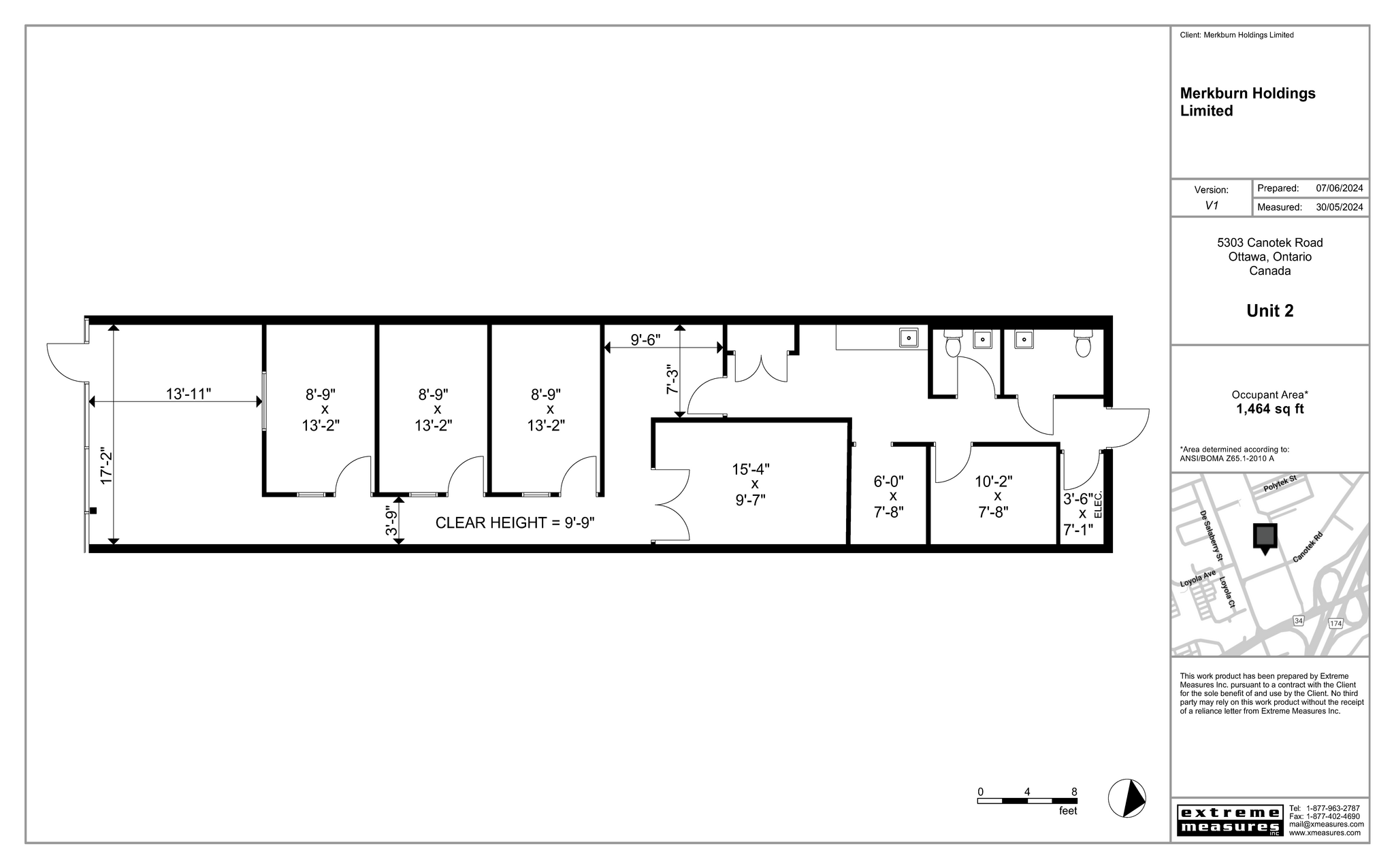 5303 Canotek Rd, Ottawa, ON en alquiler Plano de la planta- Imagen 1 de 6