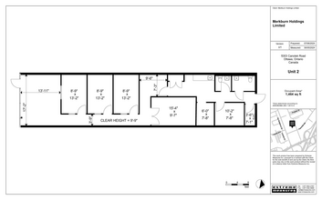 5303 Canotek Rd, Ottawa, ON en alquiler Plano de la planta- Imagen 1 de 6