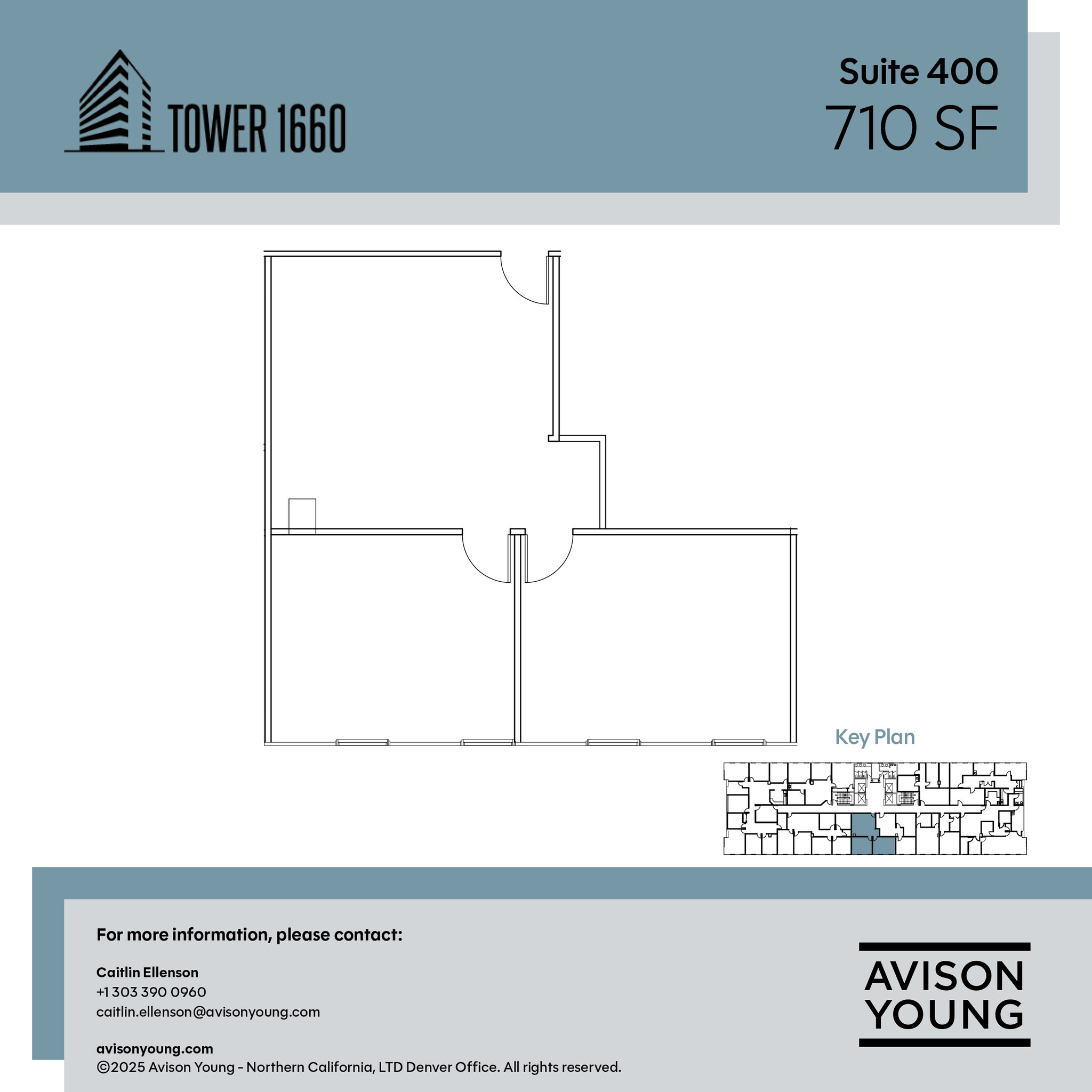 1660 S Albion St, Denver, CO en alquiler Plano de la planta- Imagen 1 de 1