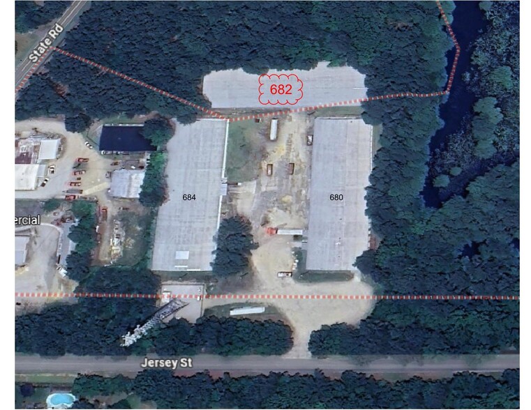 682 Jersey St, Cheraw, SC en alquiler - Vista aérea - Imagen 3 de 3