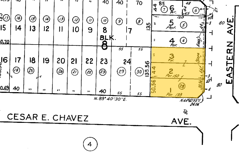 4253 E Cesar E Chavez Ave, Los Angeles, CA en venta - Plano de solar - Imagen 2 de 2