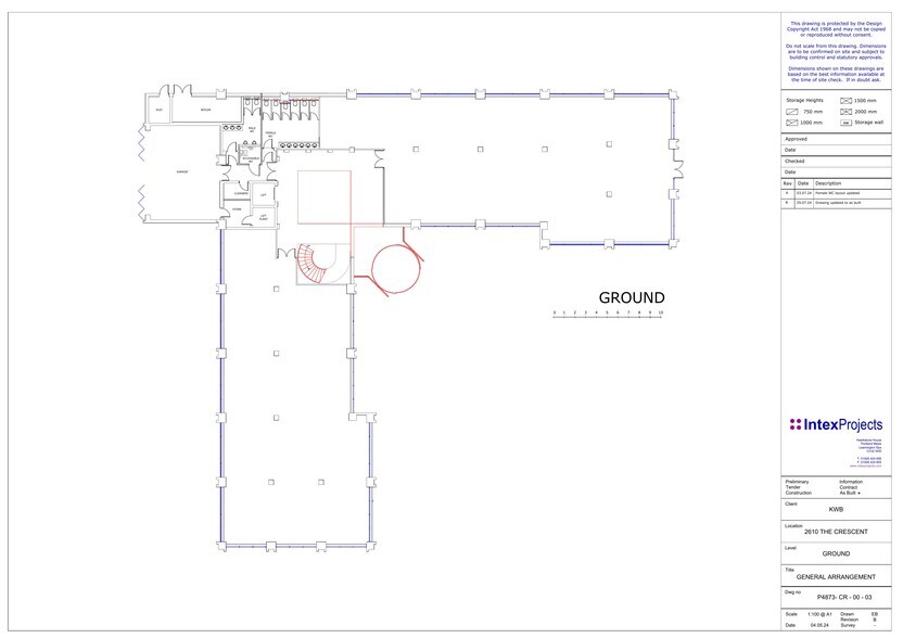 2610 The Crescent, Birmingham en alquiler - Plano de la planta - Imagen 3 de 11