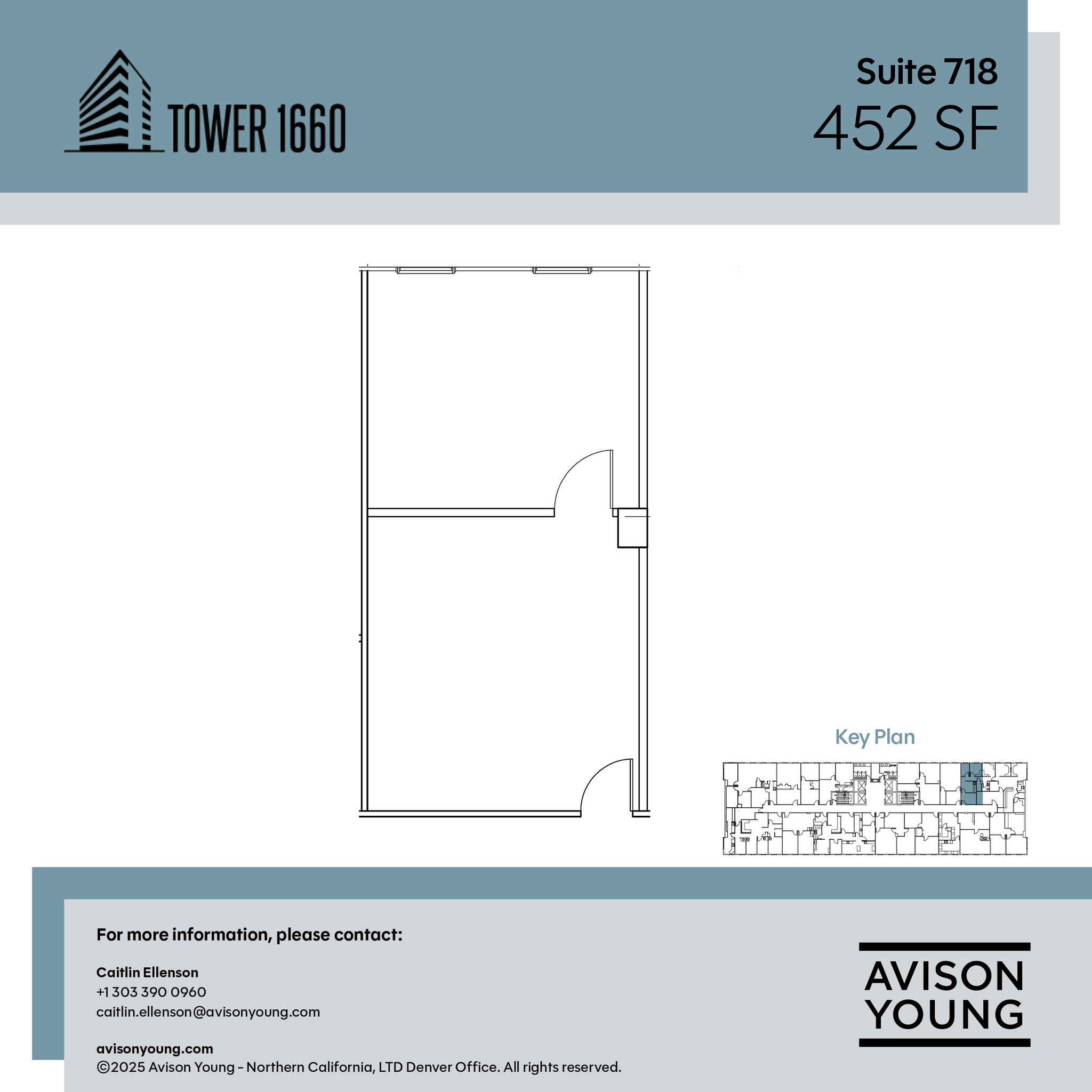 1660 S Albion St, Denver, CO en alquiler Plano de la planta- Imagen 1 de 1