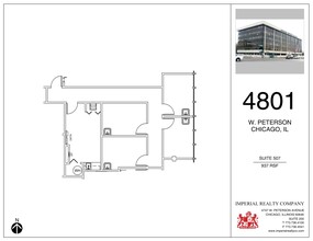 4801 W Peterson Ave, Chicago, IL en alquiler Plano del sitio- Imagen 1 de 1