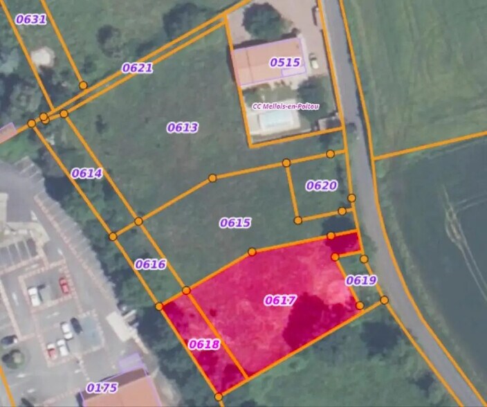 Terreno en La Mothe-Saint-Héray en venta - Plano del sitio - Imagen 1 de 2