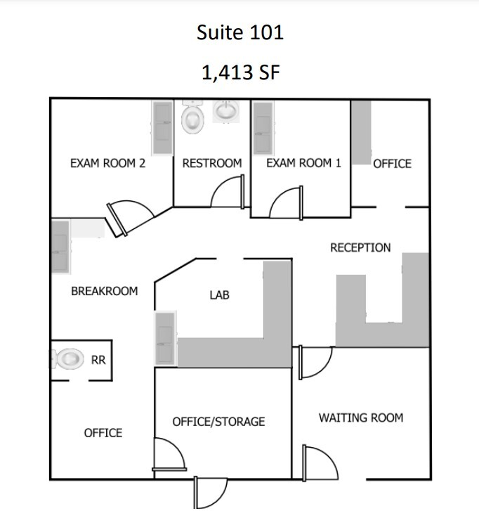 541 W Main St, Lewisville, TX en alquiler Plano de la planta- Imagen 1 de 1