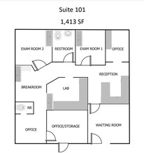 541 W Main St, Lewisville, TX en alquiler Plano de la planta- Imagen 1 de 1