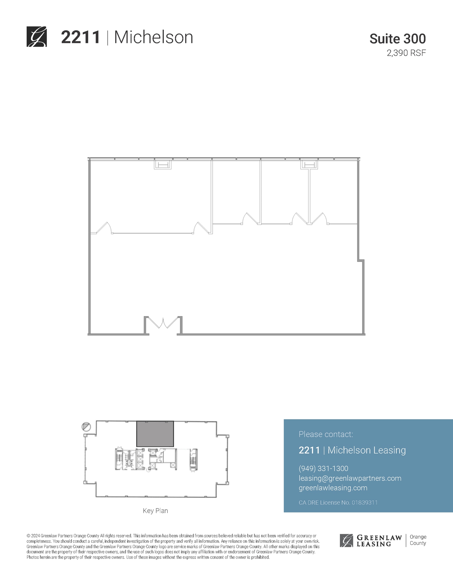 18301 Von Karman Ave, Irvine, CA en alquiler Plano de la planta- Imagen 1 de 5