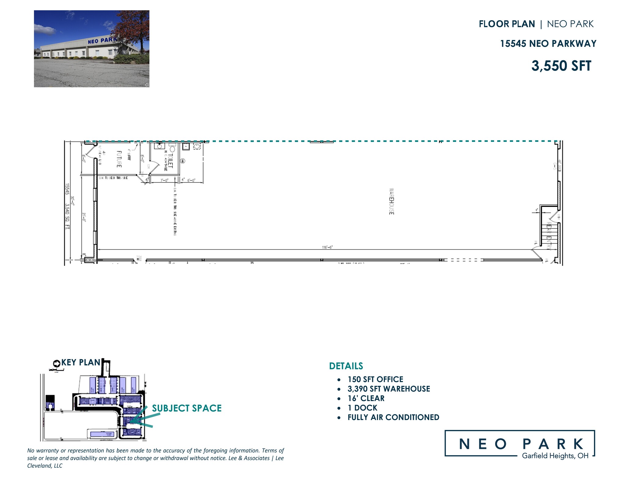 15601-15687 Neo Pky, Garfield Heights, OH en alquiler Plano del sitio- Imagen 1 de 1