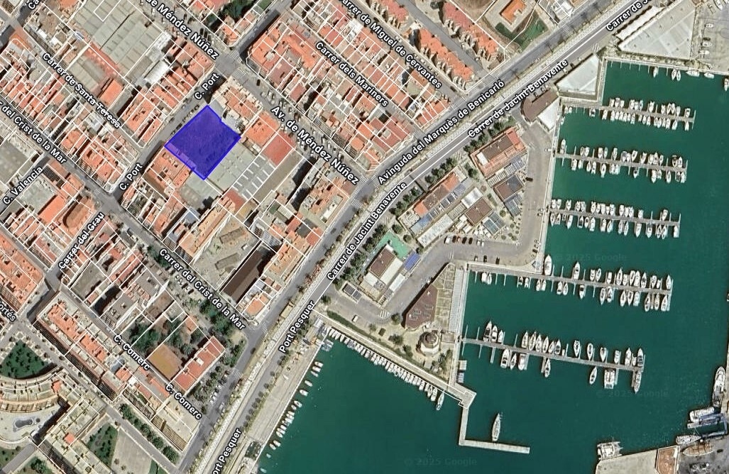 Carrer del Port, 10, Benicarló, Castellón en venta Plano de solar- Imagen 1 de 2