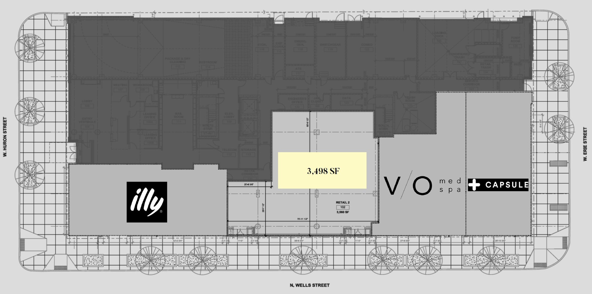 169 W Huron St, Chicago, IL en alquiler Plano de la planta- Imagen 1 de 1