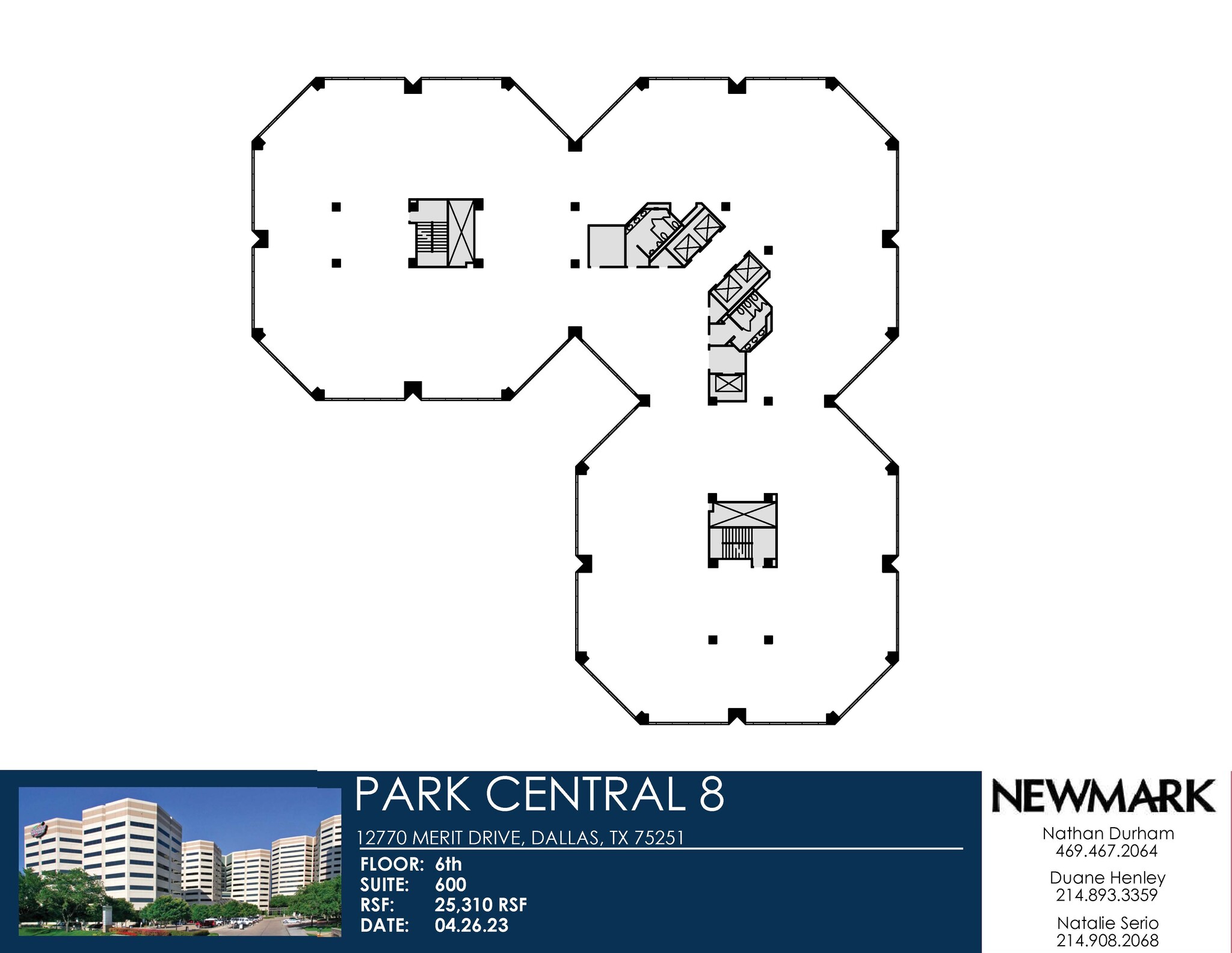 12750 Merit Dr, Dallas, TX en alquiler Plano de la planta- Imagen 1 de 1