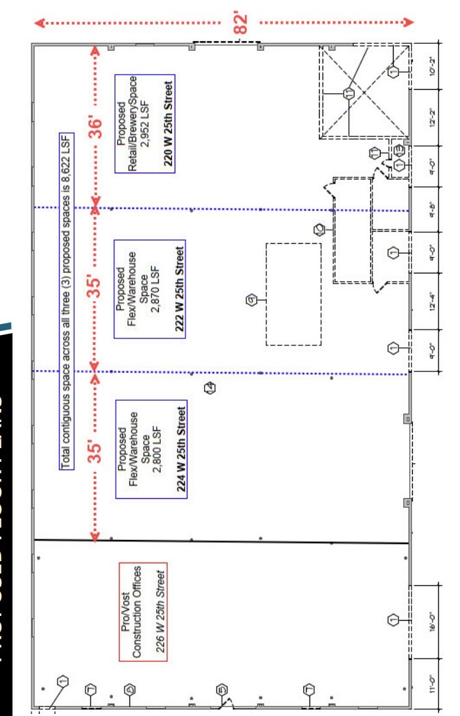 220-226 W 25th St, Norfolk, VA en alquiler Plano de la planta- Imagen 1 de 1