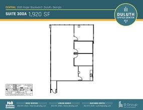 3505 Koger Blvd, Duluth, GA en alquiler Plano de la planta- Imagen 1 de 1