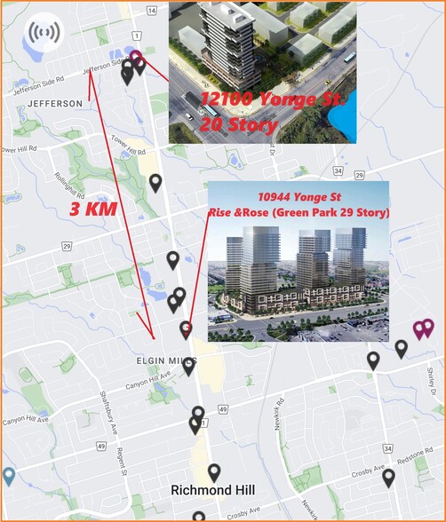 Yonge St, Richmond Hill, ON en venta - Plano de solar - Imagen 2 de 10