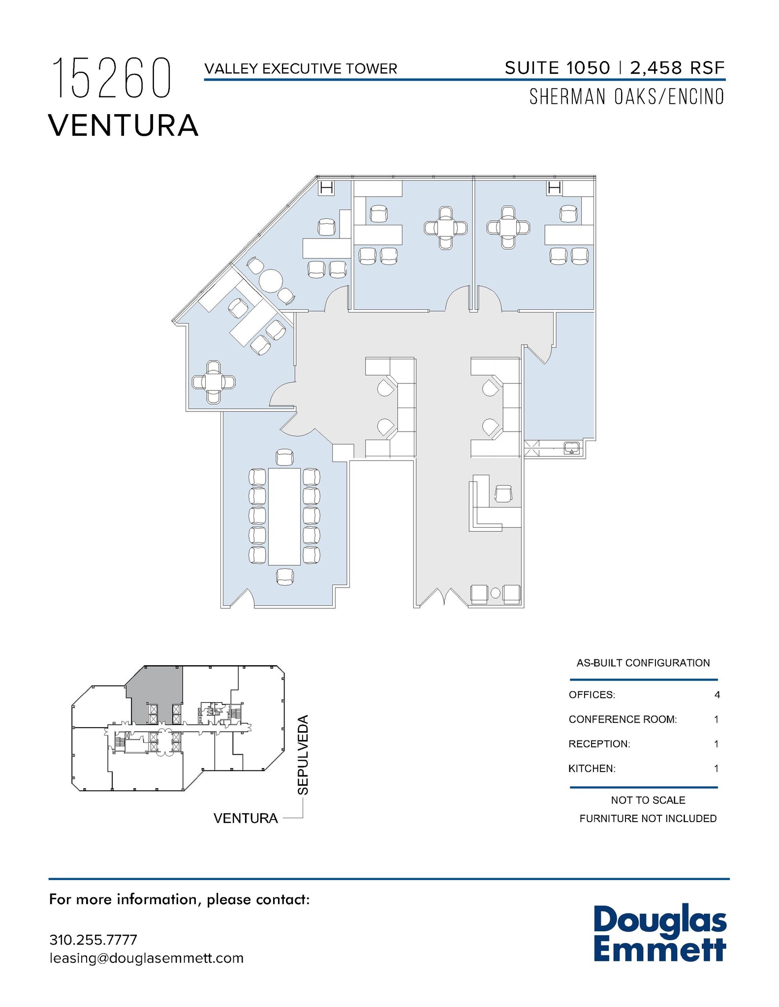 15260 Ventura Blvd, Sherman Oaks, CA en alquiler Plano de la planta- Imagen 1 de 1