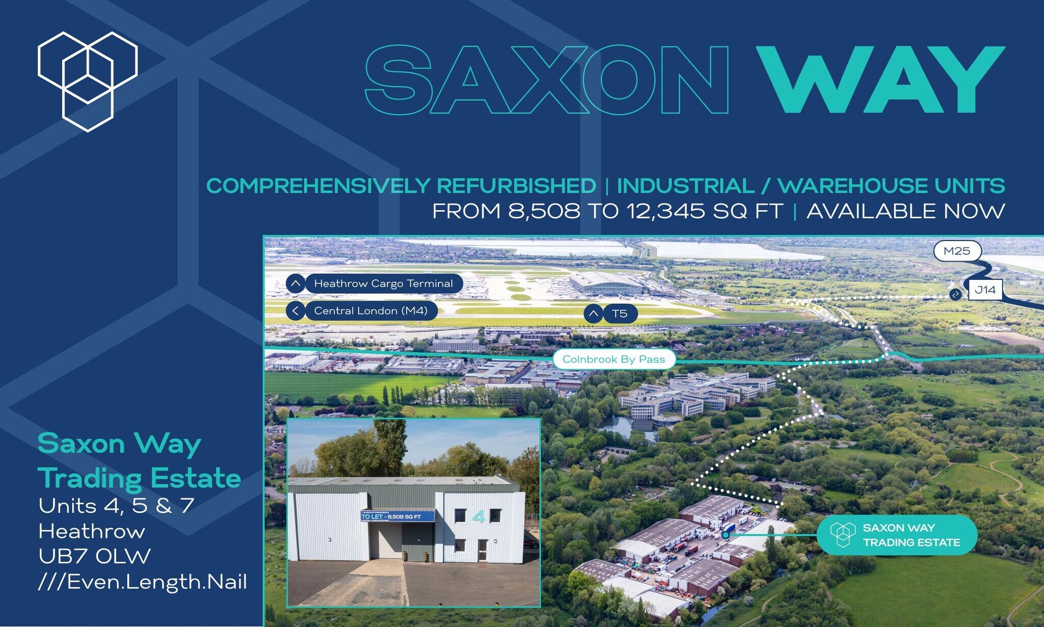Saxon Way, West Drayton en alquiler Plano de la planta- Imagen 1 de 9