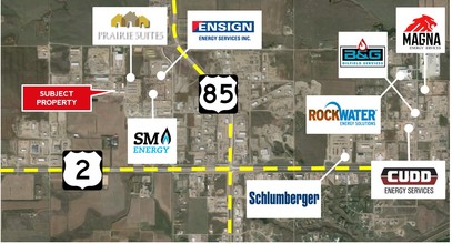 5051 Owan Industrial Park Dr, Williston, ND - VISTA AÉREA  vista de mapa