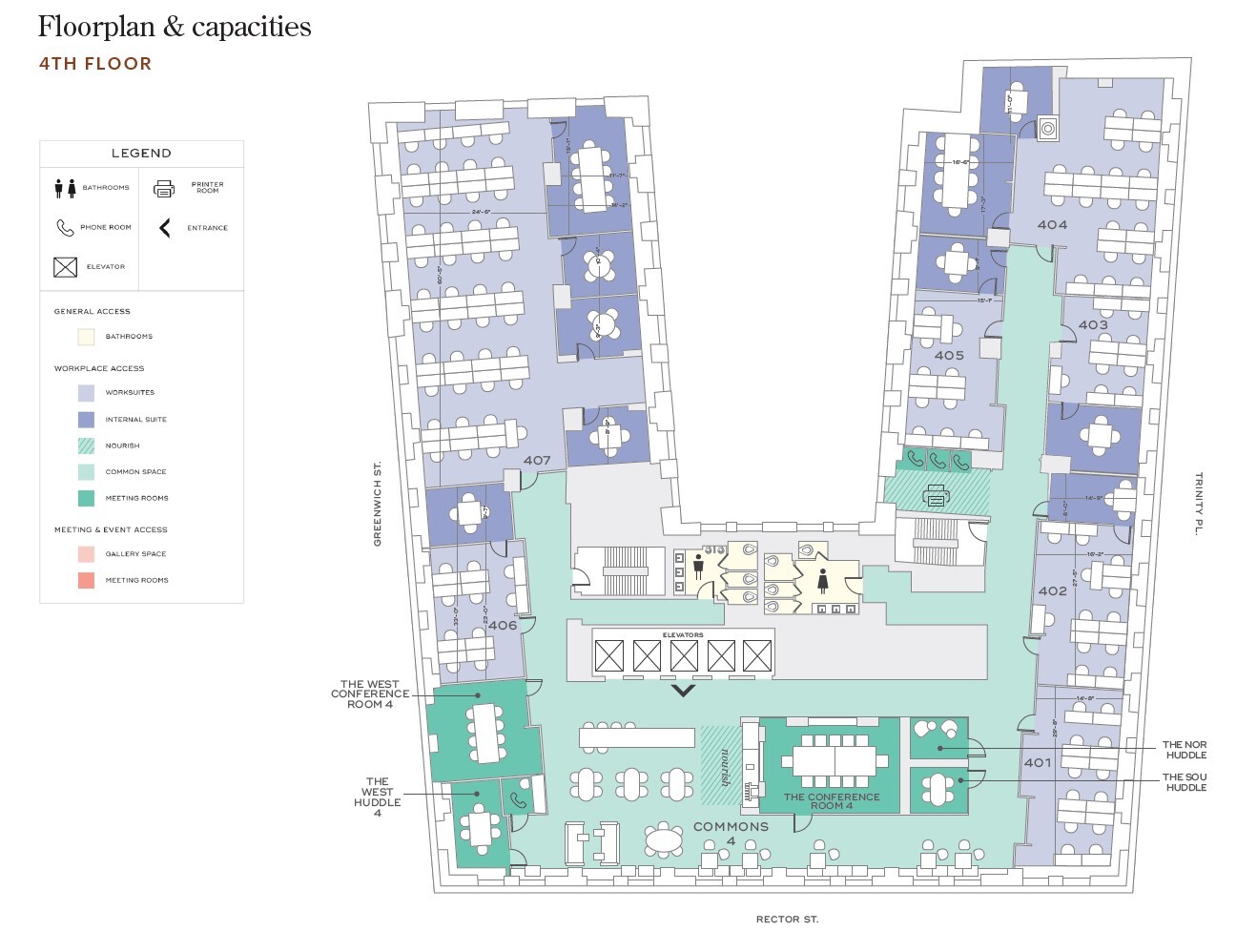 101 Greenwich St, New York, NY en alquiler Plano de la planta- Imagen 1 de 1