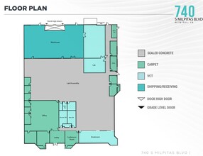 720-740 S Milpitas Blvd, Milpitas, CA en alquiler Plano de la planta- Imagen 1 de 1