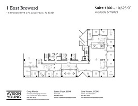 1 E Broward Blvd, Fort Lauderdale, FL en alquiler Plano del sitio- Imagen 1 de 1