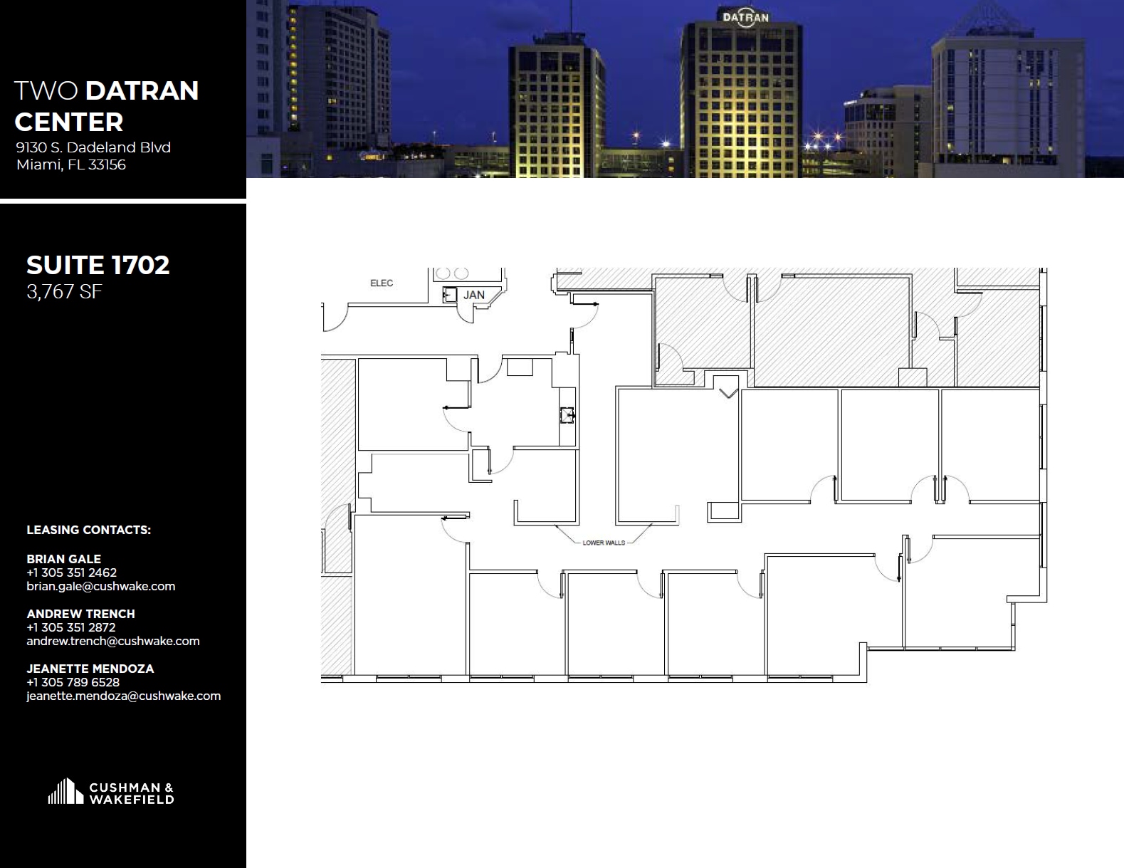 9130 S Dadeland Blvd, Miami, FL en alquiler Plano de la planta- Imagen 1 de 1